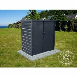 DANCOVER Abri De Jardin/Armoire Métallique Avec Porte Coulissante, 1,25x0,8x1,31m, ProShed®, Anthracite - Anthracite 8 DANCOVER Abri De Jardin/Armoire Métallique Avec Porte Coulissante, 1,25x0,8x1,31m, ProShed®, Anthracite - Anthracite -France Abri de jardin Soldes Boutique 24626420 2