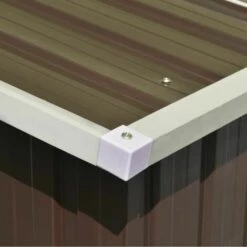 Hommoo Abri De Jardin 257 X 398 X 178 Cm Metal Marron HDV05270 -France Abri de jardin Soldes Boutique 24999011 4