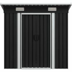 Hommoo Abri De Jardin Anthracite Acier HDV30183 -France Abri de jardin Soldes Boutique 25142972 4