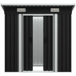 Hommoo Abri De Jardin Anthracite Acier HDV30183 -France Abri de jardin Soldes Boutique 25142972 5