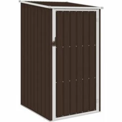 VidaXL Abri De Jardin Marrron 87x98x159 Cm Acier Galvanisé - Brun