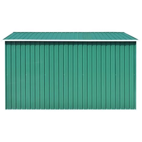 TRUE DEAL Abri De Jardin 257 X 298 X 178 Cm Métal Vert 6 TRUE DEAL Abri De Jardin 257 X 298 X 178 Cm Métal Vert – Image 4