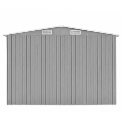 TRUE DEAL Abri De Jardin 257 X 298 X 178 Cm Métal Gris 5 TRUE DEAL Abri De Jardin 257 X 298 X 178 Cm Métal Gris – Image 3