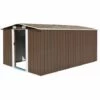 TRUE DEAL Abri De Jardin 257 X 398 X 178 Cm Métal Marron -France Abri de jardin Soldes Boutique 26119896 1