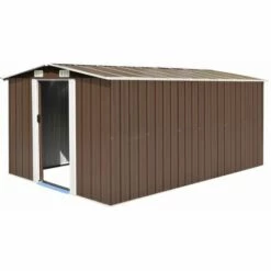TRUE DEAL Abri De Jardin 257 X 398 X 178 Cm Métal Marron
