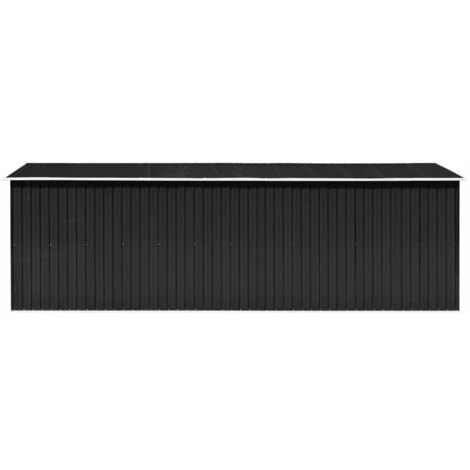 TRUE DEAL Abri De Jardin 257 X 597 X 178 Cm Métal Anthracite 6 TRUE DEAL Abri De Jardin 257 X 597 X 178 Cm Métal Anthracite – Image 4