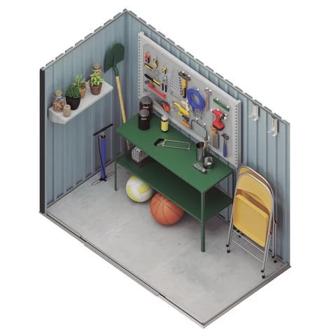 HOGGAR Abri De Jardin En Métal Nykop 3.02m2 - Garantie 10 Ans - 213x142x184cm. Remise Métal 7 HOGGAR Abri De Jardin En Métal Nykop 3.02m2 - Garantie 10 Ans - 213x142x184cm. Remise Métal – Image 5