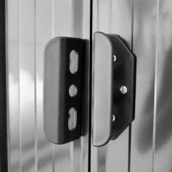 TRUE DEAL Abri De Stockage Pour Jardin Métal Gris 257 X 205 X 178 Cm 11 TRUE DEAL Abri De Stockage Pour Jardin Métal Gris 257 X 205 X 178 Cm -France Abri de jardin Soldes Boutique 26309280 5