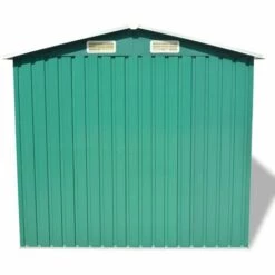 TRUE DEAL Abri De Stockage Pour Jardin Métal Vert 204 X 132 X 186 Cm -France Abri de jardin Soldes Boutique 26309282 4