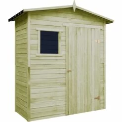 TRUE DEAL Abri De Stockage De Jardin Bois De Pin Imprégné