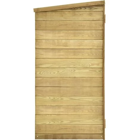 TRUE DEAL Abri à Outils De Jardin 135x60x123 Cm Pinède Imprégnée 7 TRUE DEAL Abri à Outils De Jardin 135x60x123 Cm Pinède Imprégnée – Image 5