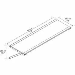 Palram - Canopia | Kit De 4 étagères Pour Abri Yukon -France Abri de jardin Soldes Boutique 27073266 4