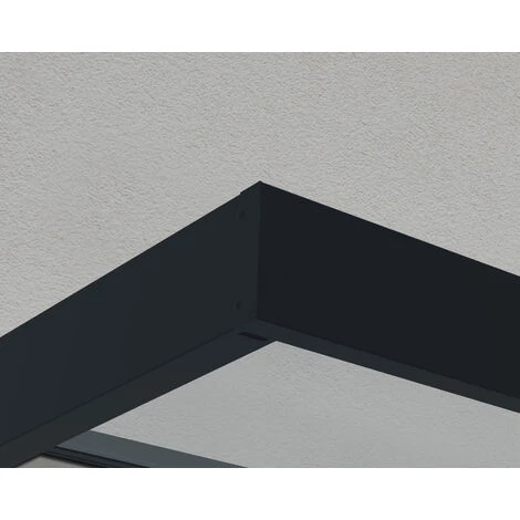 Palram - Canopia | Auvent De Porte Sophia 160 X 95 Cm Gris 5 Palram - Canopia | Auvent De Porte Sophia 160 X 95 Cm Gris – Image 3