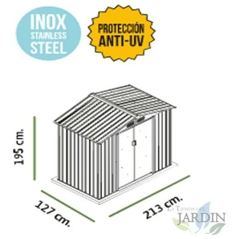 SUINGA Boîtier Métallique Vert 2,71 M2 195x213x127 Cm 4 SUINGA Boîtier Métallique Vert 2,71 M2 195x213x127 Cm – Image 2