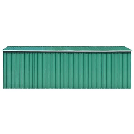 TRUE DEAL Abri De Jardin 257 X 597 X 178 Cm Métal Vert 6 TRUE DEAL Abri De Jardin 257 X 597 X 178 Cm Métal Vert – Image 4