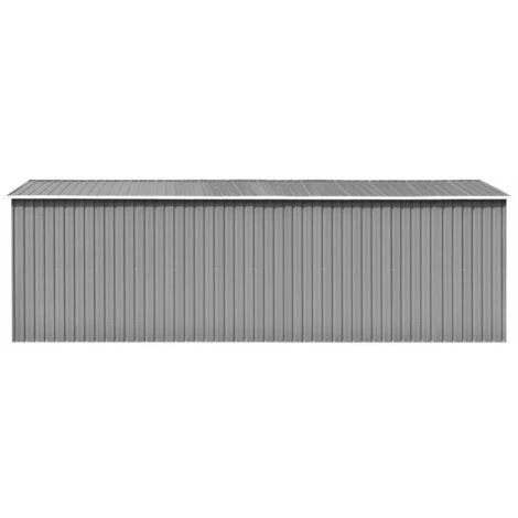 TRUE DEAL Abri De Jardin 257 X 597 X 178 Cm Métal Gris 6 TRUE DEAL Abri De Jardin 257 X 597 X 178 Cm Métal Gris – Image 4