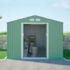 SOANA GARDEN SHED Abri En Tôle Galvanisée Verte Pour Outils De Jardin Ortisei NATURE 277x191x202cm 2 SOANA GARDEN SHED Abri En Tôle Galvanisée Verte Pour Outils De Jardin Ortisei NATURE 277x191x202cm -France Abri de jardin Soldes Boutique 28103610 1