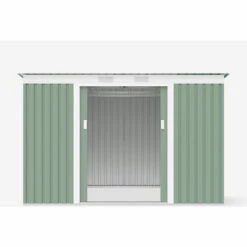 SOANA GARDEN SHED Abris De Jardin En Tôle Galvanisée Verte Porto Cervo Nature 261x181x176cm -France Abri de jardin Soldes Boutique 28103617 5
