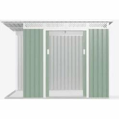 SOANA GARDEN SHED Abri De Jardin Tôle Galvanisée Verte Boîte à Outils Tyrol NATURE 257X142x184cm 11 SOANA GARDEN SHED Abri De Jardin Tôle Galvanisée Verte Boîte à Outils Tyrol NATURE 257X142x184cm -France Abri de jardin Soldes Boutique 28103620 5