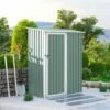 SOANA GARDEN SHED Abri De Jardin En Tôle Galvanisée En Métal Vert Amalfi NATURE 143X89x186cm 2 SOANA GARDEN SHED Abri De Jardin En Tôle Galvanisée En Métal Vert Amalfi NATURE 143X89x186cm -France Abri de jardin Soldes Boutique 28103623 1