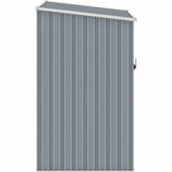 ASUPERMALL Abri De Jardin Gris 87x98x159 Cm Acier Galvanise -France Abri de jardin Soldes Boutique 28181787 4