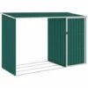 ASUPERMALL Abri A Bois De Jardin Vert 245x98x159 Cm Acier Galvanise 1 ASUPERMALL Abri A Bois De Jardin Vert 245x98x159 Cm Acier Galvanise -France Abri de jardin Soldes Boutique 28181797 1