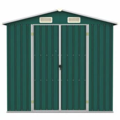 ASUPERMALL Abri De Jardin Vert 205x129x183 Cm Acier Galvanise 11 ASUPERMALL Abri De Jardin Vert 205x129x183 Cm Acier Galvanise -France Abri de jardin Soldes Boutique 28181812 5