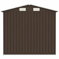 ASUPERMALL Abri De Jardin Marron 205x129x183 Cm Acier Galvanise 11 ASUPERMALL Abri De Jardin Marron 205x129x183 Cm Acier Galvanise -France Abri de jardin Soldes Boutique 28181823 5