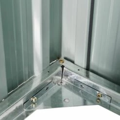 Outsunny Abri De Jardin - Remise Pour Outils - Abri Vélo - Abri Poubelle - 2 Portes Verrouillables - Dim. 147L X 86l X 134H Cm - Tôle D'acier Noir Blanc - Noir 11 Outsunny Abri De Jardin - Remise Pour Outils - Abri Vélo - Abri Poubelle - 2 Portes Verrouillables - Dim. 147L X 86l X 134H Cm - Tôle D'acier Noir Blanc - Noir -France Abri de jardin Soldes Boutique 28278734 5