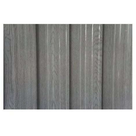 CHALET & JARDIN Abri De Jardin En Métal Monopente Aspect BOIS VIEILLI - 3,3 M² 5 CHALET & JARDIN Abri De Jardin En Métal Monopente Aspect BOIS VIEILLI - 3,3 M² – Image 3