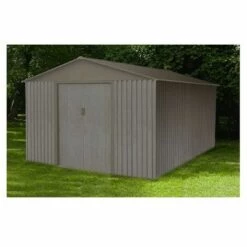 CHALET & JARDIN Abri En Métal Aspect BOIS VIEILLI - 13,5 M² -France Abri de jardin Soldes Boutique 28589650 3