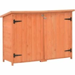 TRUE DEAL Abri De Stockage De Jardin 120x50x91 Cm Bois