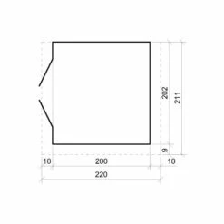 Abri De Jardin En Bois Naturel(avec Paroi Latérale) - Stockage Extérieur Avec Fenêtres- H244x216x220 Cm/4 M2, Hangar En Bois Naturel - Atelier Rangement Outils Et Vélos- TIMBELA M338A - Beige 8 Abri De Jardin En Bois Naturel(avec Paroi Latérale) - Stockage Extérieur Avec Fenêtres- H244x216x220 Cm/4 M2, Hangar En Bois Naturel - Atelier Rangement Outils Et Vélos- TIMBELA M338A - Beige -France Abri de jardin Soldes Boutique 29081660 3