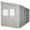 TIMBELA M340 Abri De Jardin En Bois Naturel (sans Paroi Latérale)- Stockage Extérieur Avec Fenêtres- H244x211x416 Cm/8 M2, Hangar En Bois Naturel - Atelier Rangement Outils Et Vélos - Beige 2 TIMBELA M340 Abri De Jardin En Bois Naturel (sans Paroi Latérale)- Stockage Extérieur Avec Fenêtres- H244x211x416 Cm/8 M2, Hangar En Bois Naturel - Atelier Rangement Outils Et Vélos - Beige -France Abri de jardin Soldes Boutique 29081803 1