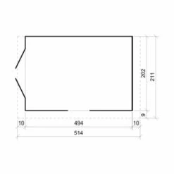 TIMBELA M341 Abri De Jardin En Bois Naturel (sans Paroi Latérale)- Stockage Extérieur Avec Fenêtres- H244x211x514 Cm/10 M2, Hangar En Bois Naturel - Atelier Rangement Outils Et Vélos - Beige 8 TIMBELA M341 Abri De Jardin En Bois Naturel (sans Paroi Latérale)- Stockage Extérieur Avec Fenêtres- H244x211x514 Cm/10 M2, Hangar En Bois Naturel - Atelier Rangement Outils Et Vélos - Beige -France Abri de jardin Soldes Boutique 29081896 3