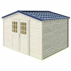 Forest Style Abri Shelty + 9m² - 333 X 280 Cm - 28mm - Madriers à Visser