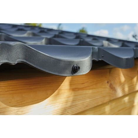 Forest Style Abri Shelty + 9m² - 333 X 280 Cm - 28mm - Madriers à Visser 5 Forest Style Abri Shelty + 9m² - 333 X 280 Cm - 28mm - Madriers à Visser – Image 3