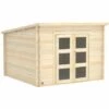 Forest Style Abri JUNO MODERN 7,4m² - 212 X 183 Cm - Madriers Emboités 28mm -France Abri de jardin Soldes Boutique 29573990 1