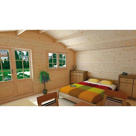 Forest Style Abri Bois LILAC - 498 X 398 Cm - 44mm - Surface Utile : 17,3 M² - Sur Commande 5 Forest Style Abri Bois LILAC - 498 X 398 Cm - 44mm - Surface Utile : 17,3 M² - Sur Commande – Image 3