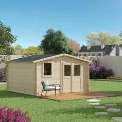 Forest Style Abri JUNO 12,0m² - 212 X 183 Cm - Madriers Emboités 28mm 9 Forest Style Abri JUNO 12,0m² - 212 X 183 Cm - Madriers Emboités 28mm -France Abri de jardin Soldes Boutique 29574061 3