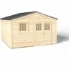 Forest Style Abri Shelty +16 - 395 X 395 Cm - Surface Utile : 15,2 M² - Madriers à Visser 28mm 1 Forest Style Abri Shelty +16 - 395 X 395 Cm - Surface Utile : 15,2 M² - Madriers à Visser 28mm -France Abri de jardin Soldes Boutique 29574063 1