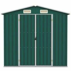 TRUE DEAL Abri De Jardin Vert 205x129x183 Cm Acier Galvanisé -France Abri de jardin Soldes Boutique 30366022 3
