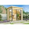 WEKA Abri Haut De Gamme Doméo Mini Plus, 4,61 M² - Naturel -France Abri de jardin Soldes Boutique 30389883 1