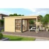WEKA Abri Haut De Gamme Doméo 2 Plus, 8,48 + 5,82 M² - Naturel 1 WEKA Abri Haut De Gamme Doméo 2 Plus, 8,48 + 5,82 M² - Naturel -France Abri de jardin Soldes Boutique 30389890 1