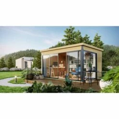 WEKA Abri De Luxe Doméo 4 Plus, 12,82 M² - Naturel