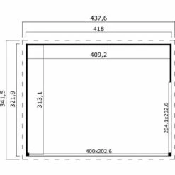 WEKA Abri De Luxe Doméo 4 Plus, 12,82 M² - Naturel -France Abri de jardin Soldes Boutique 30389894 3