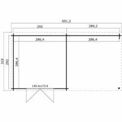 WEKA Abri Haut De Gamme Elody Avec Extension, 8,2 + 8,2 M² - Naturel 7 WEKA Abri Haut De Gamme Elody Avec Extension, 8,2 + 8,2 M² - Naturel -France Abri de jardin Soldes Boutique 30389914 3