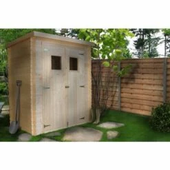 Abri De Jardin En Bois TIMBELA M308 - Stockage Extérieur L184xL128xH202 Cm/1,81 M2 - Petit Abri à Outils, Local à Vélos - Toit Imperméable, Fenêtres - Beige 11 Abri De Jardin En Bois TIMBELA M308 - Stockage Extérieur L184xL128xH202 Cm/1,81 M2 - Petit Abri à Outils, Local à Vélos - Toit Imperméable, Fenêtres - Beige -France Abri de jardin Soldes Boutique 30525128 5