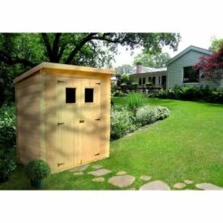 Abri De Jardin En Bois TIMBELA M311 - Stockage Extérieur L204xL142xH200cm/2.22m2- Petit Abri à Outils, Local à Vélos - Toit Imperméable, Fenêtres - Beige 11 Abri De Jardin En Bois TIMBELA M311 - Stockage Extérieur L204xL142xH200cm/2.22m2- Petit Abri à Outils, Local à Vélos - Toit Imperméable, Fenêtres - Beige -France Abri de jardin Soldes Boutique 30525169 5