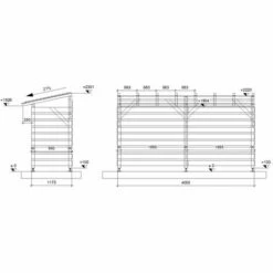 JARDINATOIRE Abri Moto 4m - Couvert - Sans Fond - Cl3 Marron 8 JARDINATOIRE Abri Moto 4m - Couvert - Sans Fond - Cl3 Marron -France Abri de jardin Soldes Boutique 31129881 3